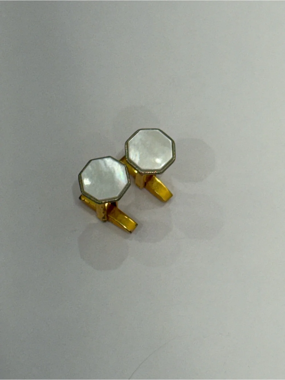 Vintage Mother of Pearl Cuff Links